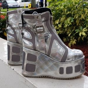 Dollskill Reflective Platform Boots